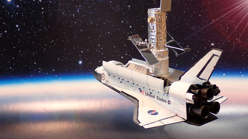 スペースシャトル＆ハッブル宇宙望遠鏡