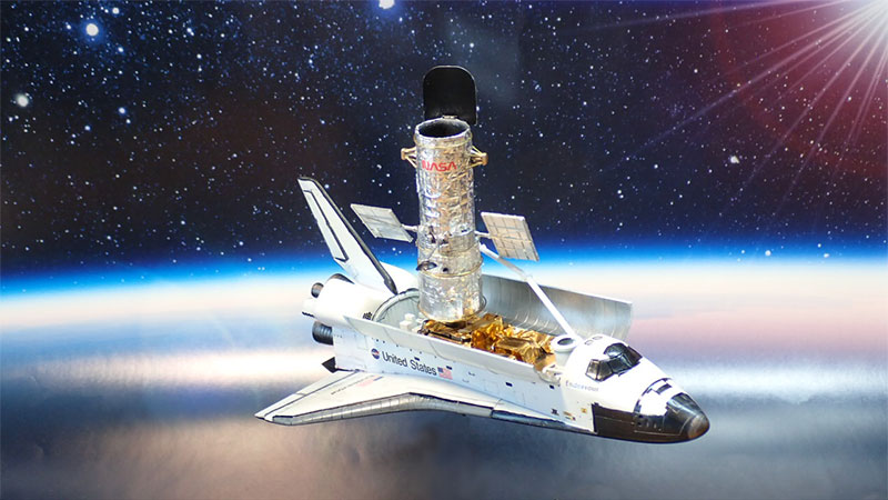スペースシャトル＆ハッブル宇宙望遠鏡