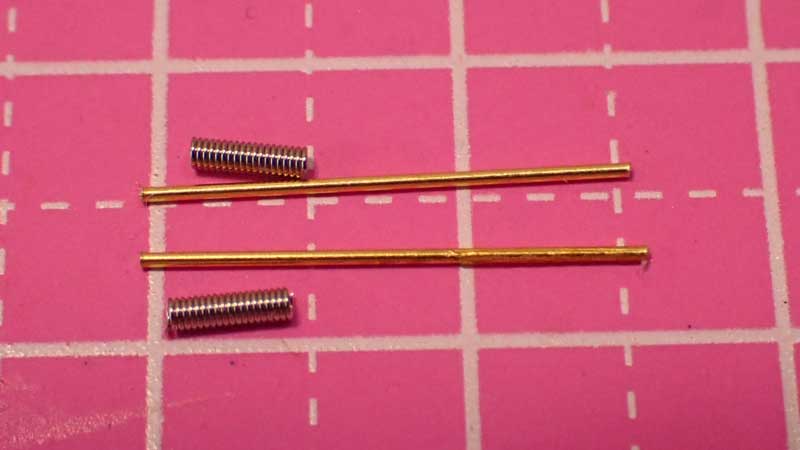 真鍮線、スプリング