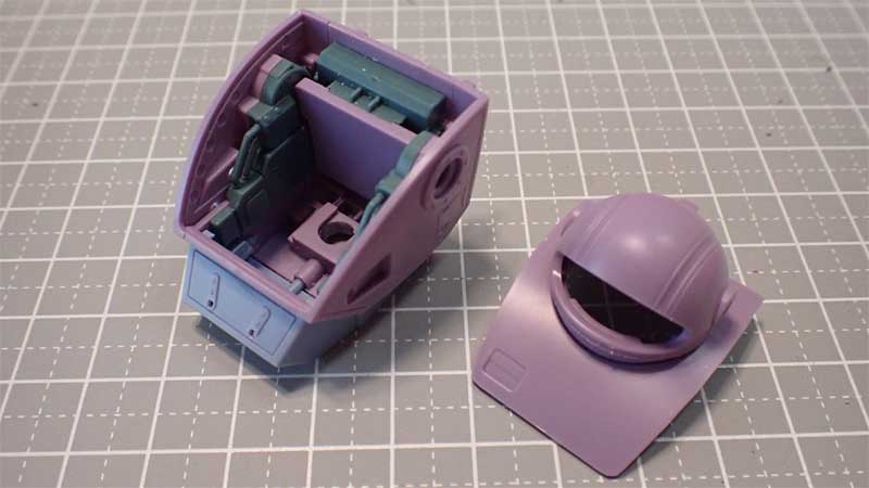 胴体部とヘッド部