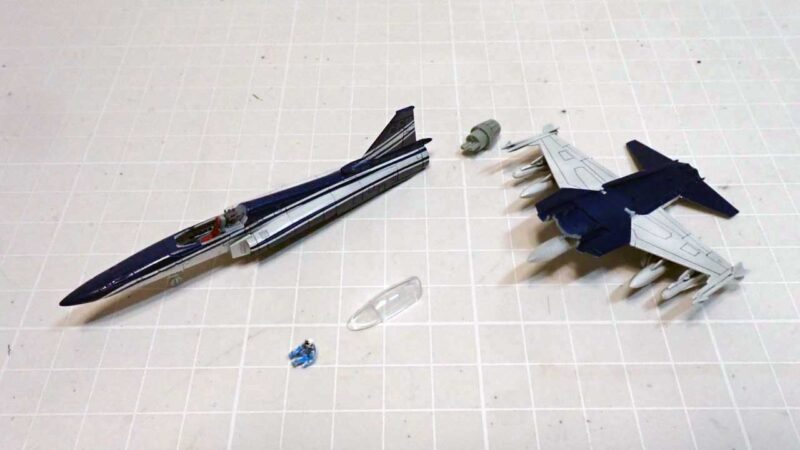 塗装した機体
