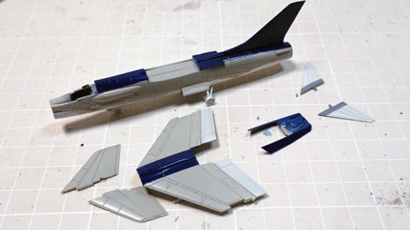 塗装した機体
